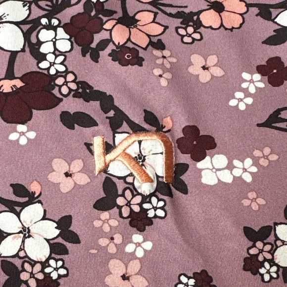 Kari Traa Base Layer Set Women's XL Extra Large Pants Top Floral Pink 622366a - Picture 4 of 15